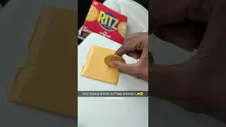 RITZ CRACKERS CEO TOLD ME THIS👨🏻&zwj;💼🧀 #ritz #lifehacks #cheese