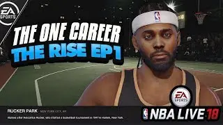 NBA LIVE 18 THE ONE GAMEPLAY! TESTING GIVE & TAKE SIGNATURE ABILITY | Chapter 1: The Rucker Game