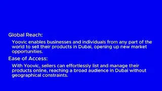 Dubai's Most Growing Global Marketplace Sell Products In Dubai.