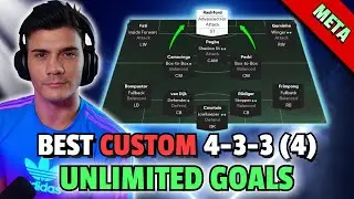 The ULTIMATE 4-3-3 (4) Custom Formation Tactics to Score UNLIMITED GOALS!