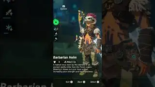 Full Set of Barbarian Armor Obtained! #zeldabreathofthewild