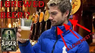 I tried brewing beer and named it LUGER!!!!