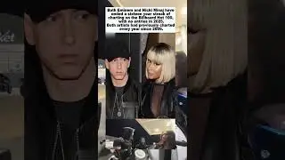 Eminem & Nicki Minaj End a 16-Year Billboard Hot 100 Chart Streak #eminem #shorts #music