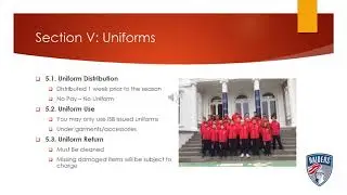 Student Athlete Code of Conduct Presentation