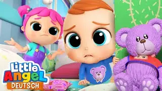 Wo ist mein Teddybär? | Ich kann ihn nicht finden | Little Angel Deutsch - Kinderlieder