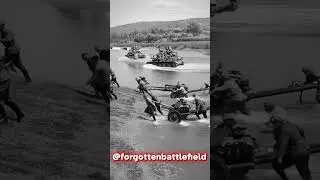 Soviet Forces Crossing a Stream During the 1944 Summer Offensive