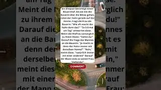 &bdquo;Siehst du, Schatz?&ldquo; #witzeerz&auml;hler #witze #funny #lustig #lachen #witzig #humor #comedy #bauernhof