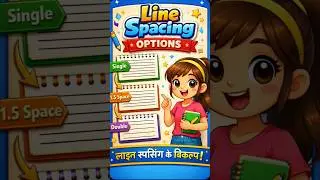 😱 Sirf 1 Click Me Line Spacing | MS Word Mobile Trick #shorts #tricks #msword #linespacing