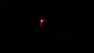 home made red stars testing firework