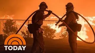 California Firefighters Spend Christmas Weekend Battling Thomas Fire | TODAY