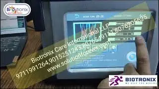 Biotronix  Pneumatic Shockwave Therapy Machine Touch Screen Model ESWT Extracorporeal 10 Bar 5 Heads