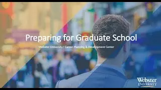 Preparing for Graduate School Applications