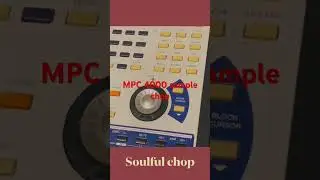 MPC 4000 Analog drums and sample chop #hiphopmusic #rapzilla #vinyl #beatstore #christianhiphop