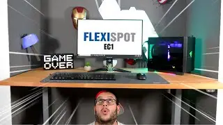 GAMING TISCH WILL HOCH HINAUS !!! EC1 FLEXISPOT  LOW BUDGET H&Ouml;HENVERSTELLBARER SCHREIBTISCH