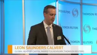 Reuters Global M&A Summit &ndash; Thomson Reuters Leon Saunders Calvert opening remarks