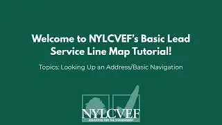 Interactive Lead Service Line Map Tutorial