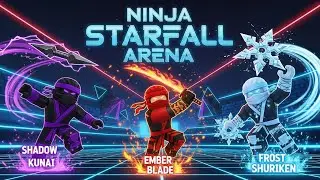 Ninja Starfall Arena | Roblox Neon Cyber Ninja
