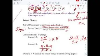 Math 10C - Relations and Functions - Properties of Linear Functions