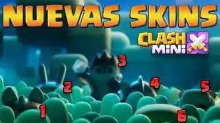 😱6 NUEVAS SKINS de ANIMALES van a  LLEGAR a CLASH MINI en la 6&ordf; TEMPORADA!! / CLASH MINI SNEAK PEEK
