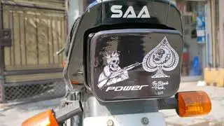 Hero Splendor  Back Light Sticker New Design Modification