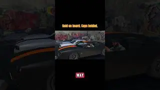 Gold running through the streets. #FunnyGaming #ChaosMode #GTAFunny #GameClips #ViralGaming