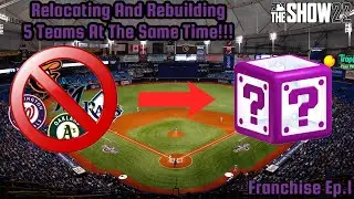 MLB The Show 22 Franchise: Rebuilding 5 Teams At Once!!!