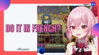 Rosemi Commentates YGO in French