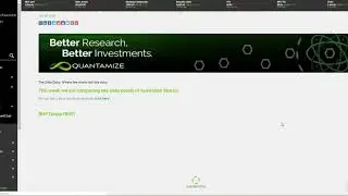 Quantamize Web Tour - Market Insights