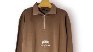 oversize Half Zip Sweater, Fleece Fabric Hashza Store Model Town Lahore 03349399401