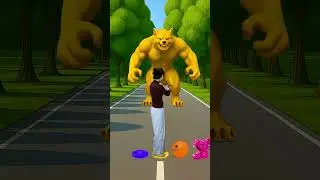 wait me jump on new colour monster Pac Man vs Big monster Pac Man #shorts