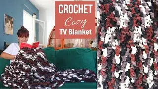 How To Crochet A Cozy TV Blanket In Just 2 Days