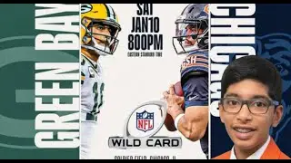 Maurya's Bears vs Packers Predictions | Wild Card Round