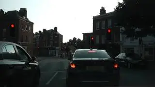 Driving Along College Street, Deansway, Bridge Street & New Road, Worcester, Worcestershire, UK