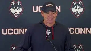 Jim Mora previews Boston College game -- UConn Huskies Football