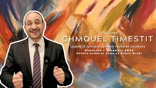 Vernissage de l'exposition : Chmouel Timestit « Quand la lumière devient verbe et couleurs ».