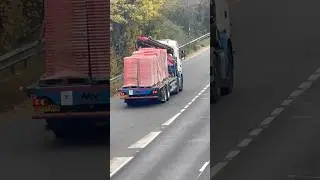 Heavy Truck Merging on Dual Carriageway UK 🚛🛣️ #HeavyTruck #UKTransport