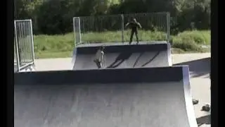 skateboard chase