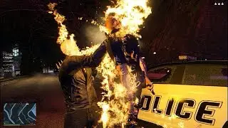 GTA V MODS Ghost Rider Olhar da Penitencia audio modificado dublado