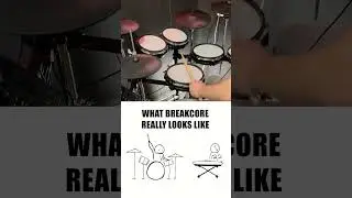 What Breakcore Really Looks Like #shorts #drums #breakcore
