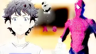Tokyo revengers chapter 234 react to Takemichi as Spider-Man /реакция на Такемичи это Человек Паук