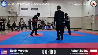 US OPEN Krav Maga Championship Combat Senior - 80 kg WSSW Poland Robert Budny (2nd fight)