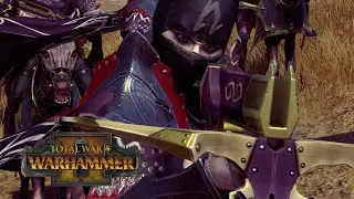 MOUNTED MISSILE INFANTRY? - Dark Elves vs Lizardmen // Total War: Warhammer II Online Battle