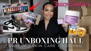 PR UNBOXING HAUL 2022! | NEW Makeup & Skin Care + Clothing + Burlington Haul