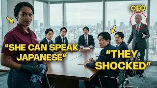 Billionaire CEO PANICS Without a Japanese Translator &mdash; Until the Black Janitor Takes Over