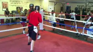 Dee & Ghoust (golden glove champion) sparring