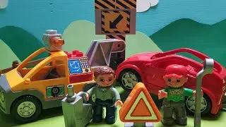 Lego duplo 4964 | Highway help set: Rescue the red car