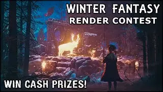 Winter Fantasy ❄️ 3D Render Contest