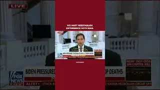 We must reestablish deterrence with Iran.