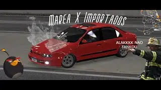 FIAT MAREA x IMPORTADOS, QUEM LEVA? SERA QUE QUEBROU? #lfs #race #marea