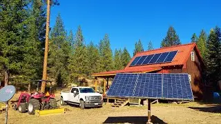 Finally working on my off grid cabin again! and then some...